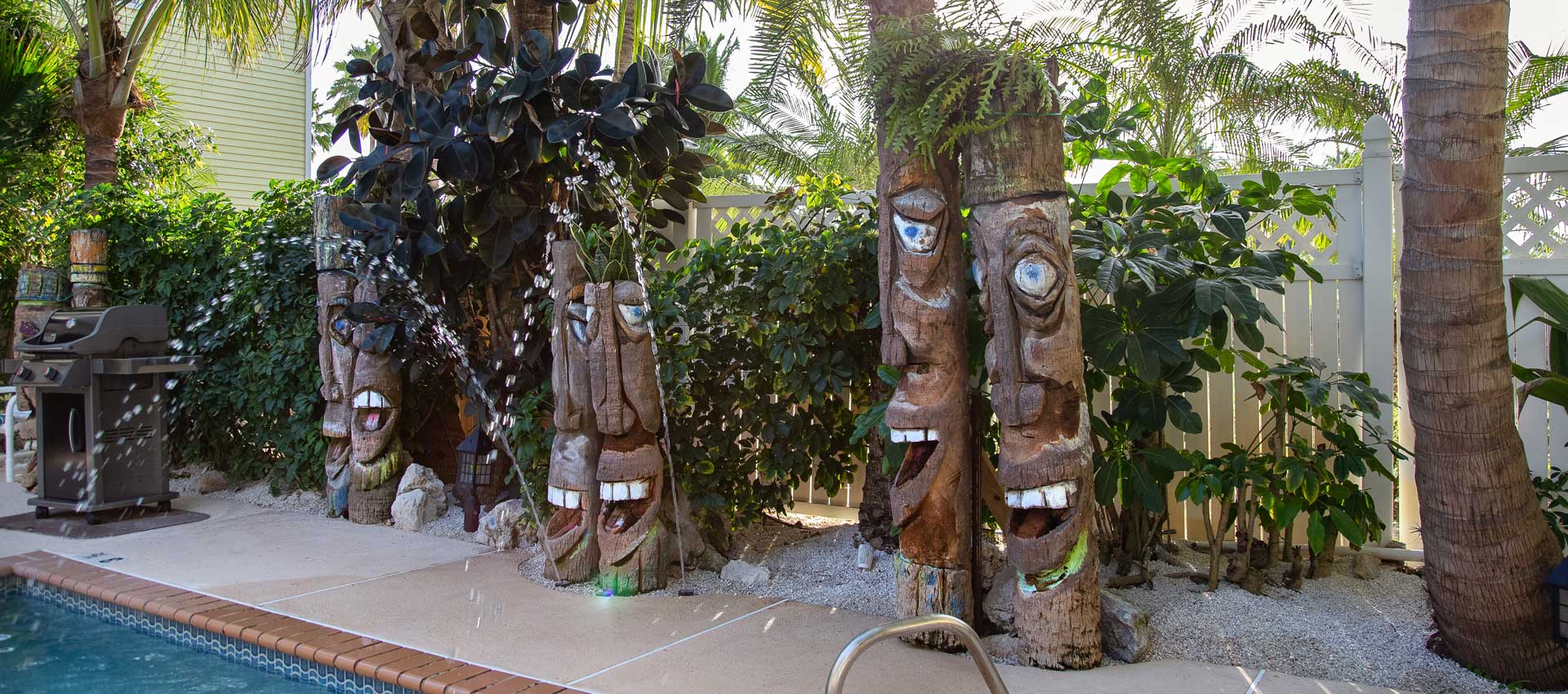 Poolside Tikis